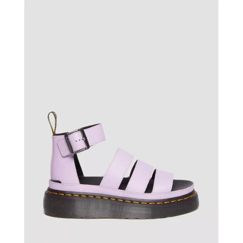 Dr. Martens Clarissa II 30745308 Sandal Womens 8 Lilac Leather Platform JOBB1196
